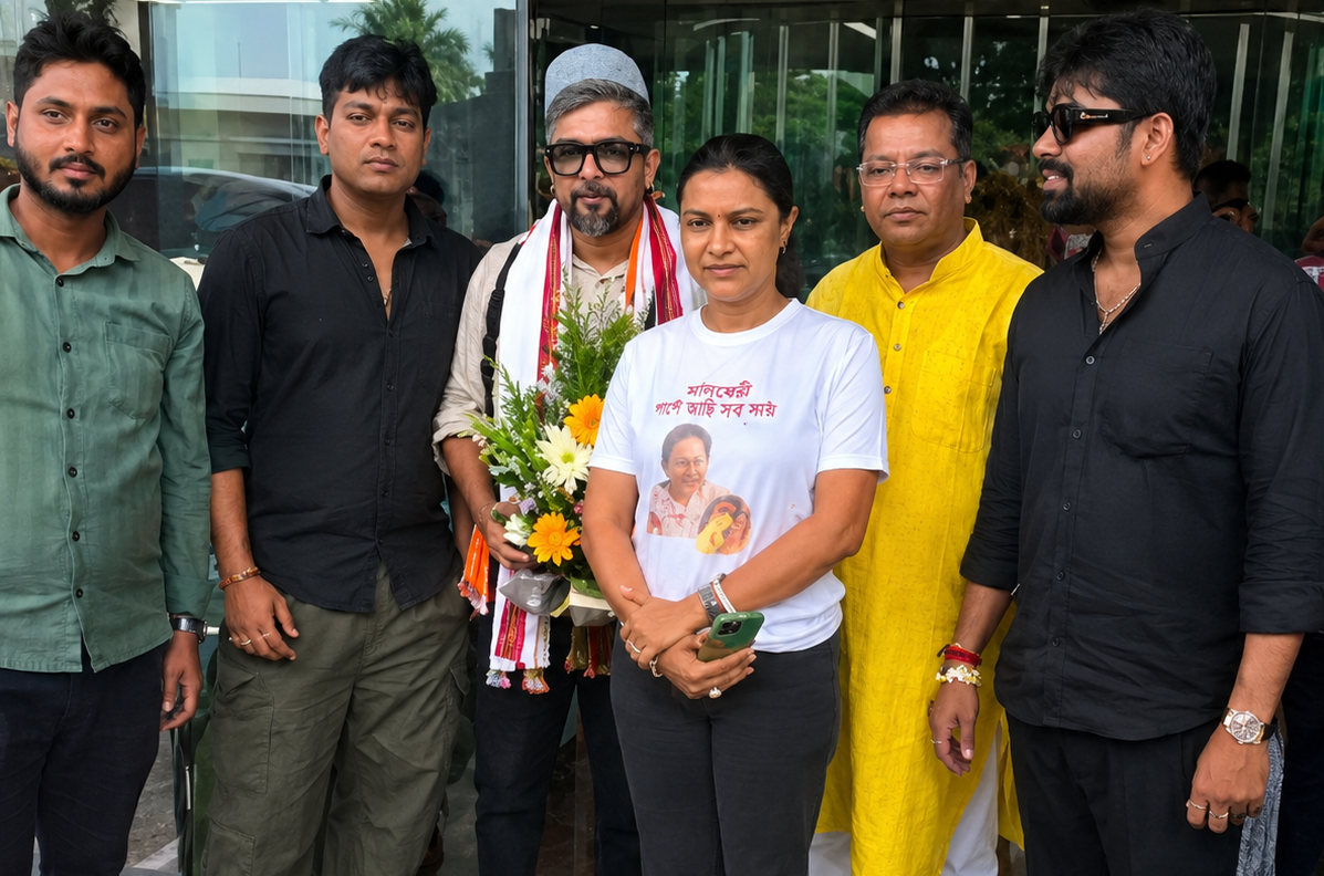 মানশ্রীর চিকিৎসায় পাশে দাঁড়াতে ত্রিপুরায় সমাজসেবী হুসেন মনসুরি